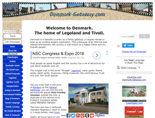 Tablet Screenshot of denmark-getaway.com